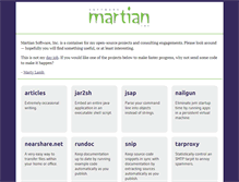 Tablet Screenshot of martiansoftware.com